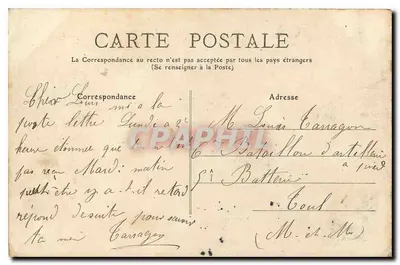 Hotel de Ville - Sala de Jantar — TOUT PARIS — Fleury n°1065 — Verso