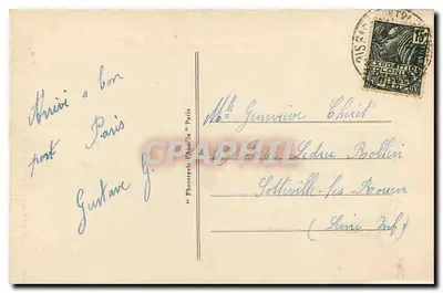 Paryż — Giełda — Dom Giełdowy — Fototypia L'Abellia, nr 153 — Rewers