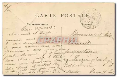 Parigi (14° arr.) Parco Montsouris — La Cascata — Editore: 521 — Verso