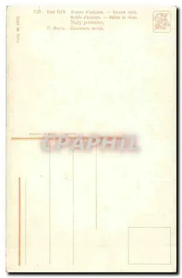 Floresta de outono — Brumas de outono — Editor: R. FATH, Salão de Paris, n°5137 — Verso