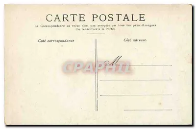 París — La Conciergerie — editor no identificado — Reverso