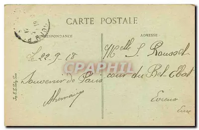 Paris — Notre-Dame — Editor Léon Léonique, n°4000 — Verso