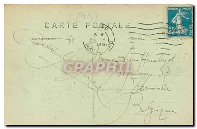 Monument de Turenne no Hotel dos Invalidos — editor J. II, n° 2058 — Verso