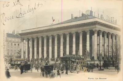 Paris - A Bolsa — Héliotype E. Le Baley, 75 Rue Claude Bernard, Paris