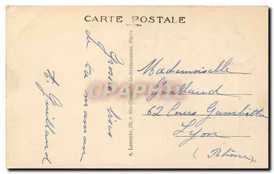 Paris — A Igreja de Saint-Etienne-du-Mont — A. L. n° 161 — Verso