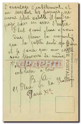 Place de la Nation — Pomnik Republiki (de Dalou) — F. F. PARIS — Rewers