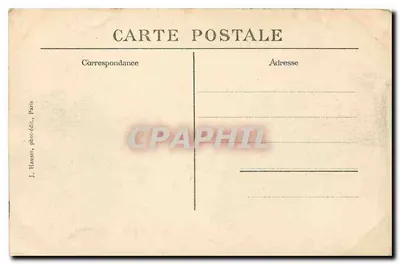 Parijs (4e) — Hotel de Ville — J. Hauser, fot. edit., Parijs — Achterkant