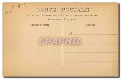 PARIS - Les Champs-Élysées — widok ulicy z kolumnami na placu Concorde w tle — wydawca nieznany — Rewers