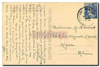La Madeleine w Paryżu — wydawca André Guy, nr 1114 — Rewers