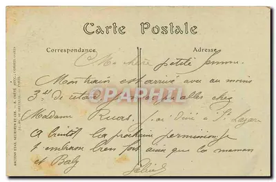 Paryż — Arc de Triomphe du Carrousel — wydawca J. D. Hol, nr 393 — Rewers
