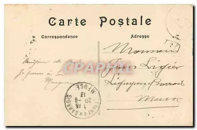Paris - Igreja e hospital militar do Val-de-Grâce — M. J. editor, n° 43 — Verso