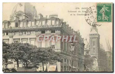 Paris — Tribunal de Comércio e a Conciergerie — editor não identificado, n° 276