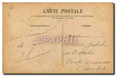 PARIS — A Coluna Vendôme — Verso