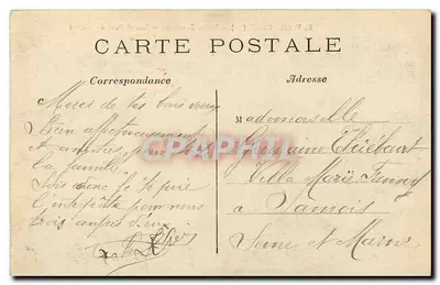 Buttes Chaumont — Lac et Pont de Briques — E.V. 484 — Rewers
