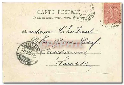 París — El Ayuntamiento — Editor no identificado, n.º de serie 10 — Reverso