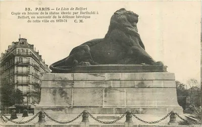 PARIS — Le Lion de Belfort — C.M. n°53
