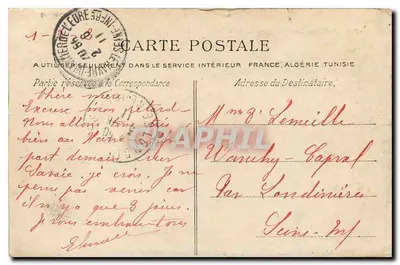 Paris — A Madeleine — C. L. C. n°216 — Verso