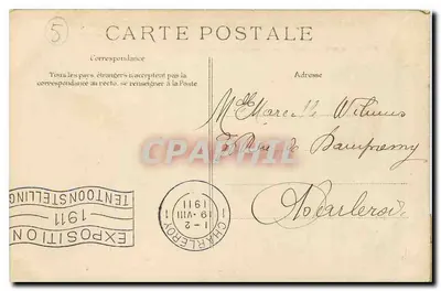 Parigi - Hotel des Invalides - Tomba di Napoleone I° — editore anonimo, numero di serie 4022 — Verso
