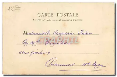 PARIS — Kerk van de Onbevlekte Verlossing — Uitgever Belin, n° 205 — Achterkant