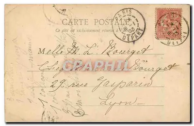 Paris — Igreja da Madeleine — B.F., Paris — Verso
