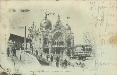 Exposição de 1900 - Palácio da Itália — A. Farcile, Paris