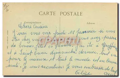 Paryż — Île de la Cité — Wyspa Miasta — wydawca DMP, nr 4086 — Rewers