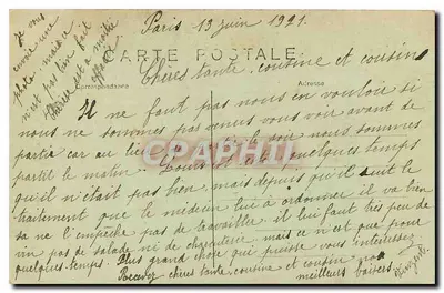 Domo de los Inválidos — París — J.H. editor, n° 97 — Reverso