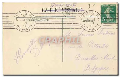 Paryż — Plac Zwiastowania — LL. n°805 — Rewers