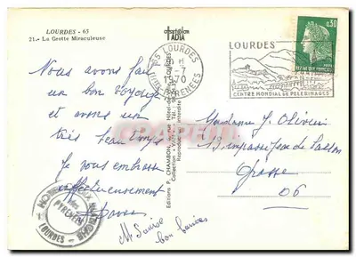 Święta Grota — Lourdes — Wydawnictwo ADIA — Rewers