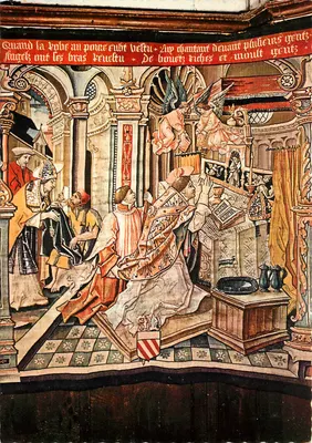 St-Martin de Montpezat — Tapeçarias da Colegiata (século XVI) — Impressor Combier