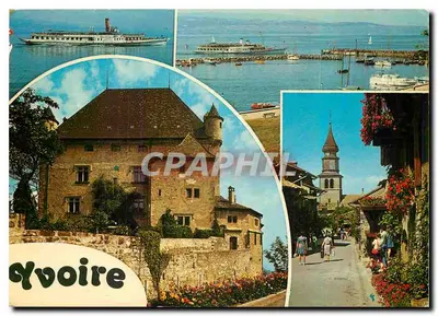Yvoire — Vila medieval florescida e Lago Léman — Ed. J. Cellard