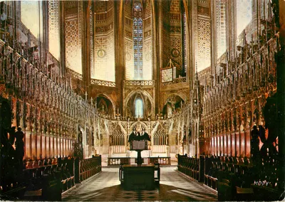 Interior da Basílica Santa Cecília em Albi — Fotografia Mody — n° 1089