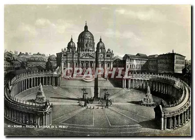 Roma - Piazza e Basílica de S. Pedro — E. Richter, Roma, n° 40
