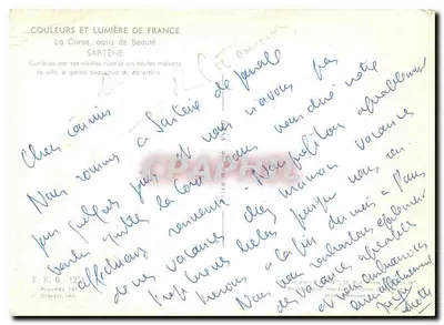 Sartène — Curiosa por sus viejas calles y sus altas casas — Yvnon — Reverso