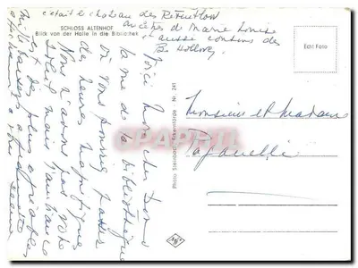 Schloss Altenhof — widok z sali w stronę biblioteki — Foto Steinbörde, nr 241 — Rewers