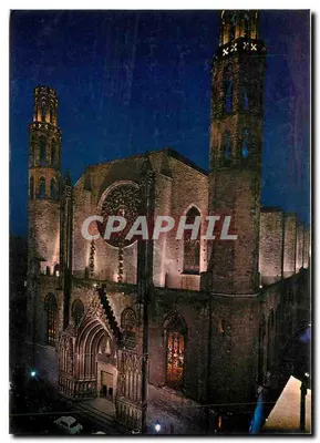 Barcelona — Iglesia de Santa Maria del Mar, editor V.C. Ed. y Diat. F.A.T. P.E.-IAT