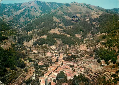 Burzet (07) — Vista geral aérea — Impressor Macon