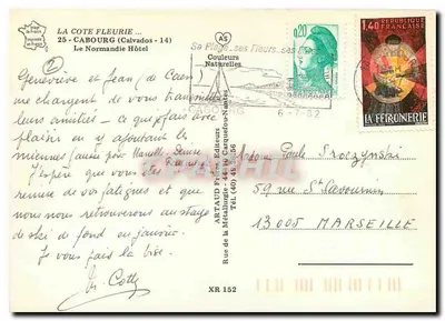CABOURG — Hotel Normandie — ARTAUD Frères Éditeurs — Rewers