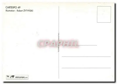 Cartexpo 49 — Salão da Carta Postal — Ilustração de Robert Żytynski — Verso