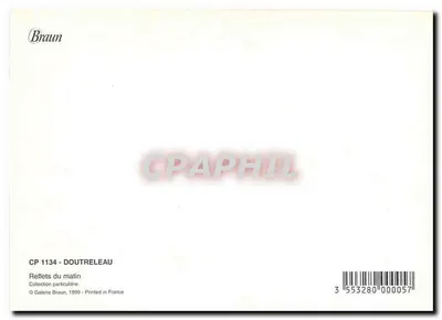Odbicia porannego — Zbiór prywatny — Galeria Braun, 1999 — Rewers