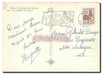 As Agulhas de Warens — Sítios e Paisagens da França — Edições Naturais — Verso