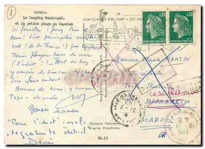 Plaża Capelan — Bandol — Spółka Drukarska Vénus — Rewers