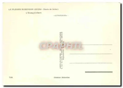 L'Etang Colbert — Le Plessis-Robinson (92350) — Wydawnictwo Lyna — Rewers