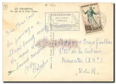 Cigogne — Strasbourg — Wydawnictwo La Cigogne — Rewers