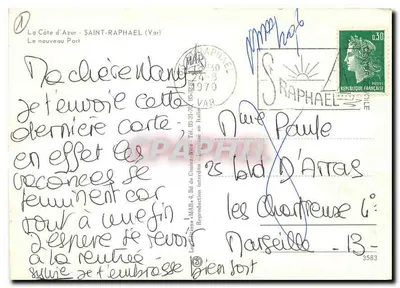 Nowy Port — Saint-Raphaël (Var) — wydawca nie widoczny — Rewers