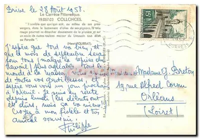 A Cegonha — Castelo de Collonges — Ed. A Cegonha, n° 19.057.03 — Verso