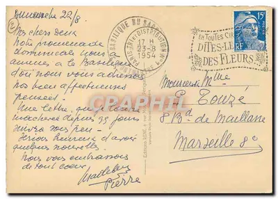 Paris: O Sacré-Cœur — vista panorâmica — editor Rane 73 — Verso