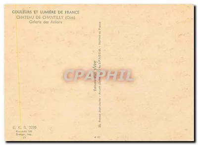 Château de Chantilly — Gallery of Actions — Éditions Jean-Jaurès — Back
