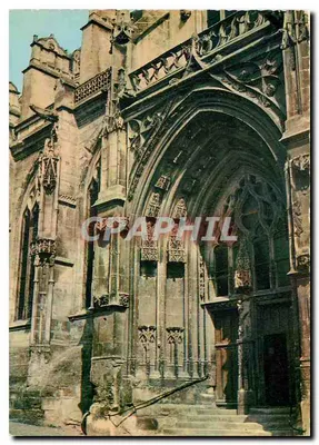 Gisors (27. Eure) — A Igreja — O Portal — Impressor Combier