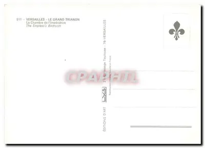 Versailles - Wielki Trianon — Pokój Cesarski — Wydawnictwo Sztuk — Rewers